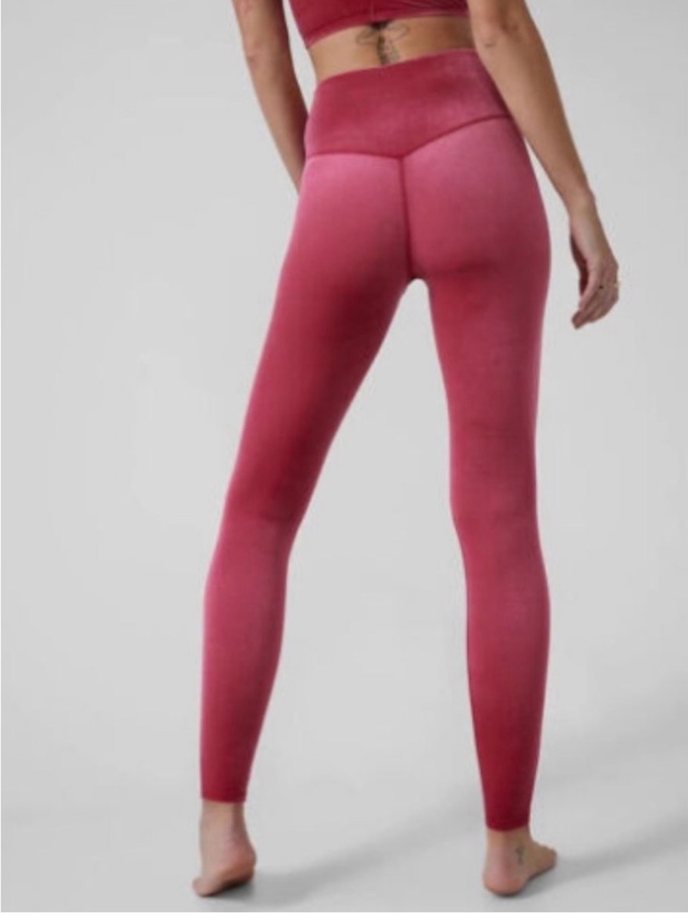 NWT Athleta Rose Velvet High-Rise Leggings - Medium Tall